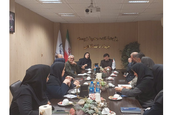 جلسه قائم مقام رئیس جهاددانشگاهی در پژوهشکده محیط زیست جهاددانشگاهی